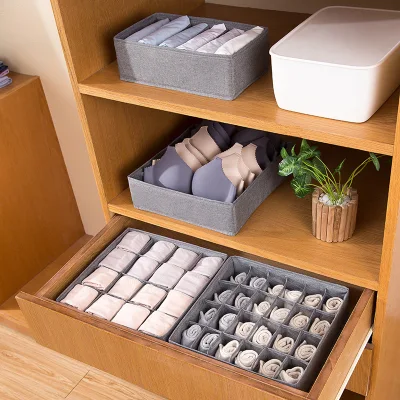 Storage Box Organizer Foldable Multi-size Bra Underwear Wardrobe Closet Organizer