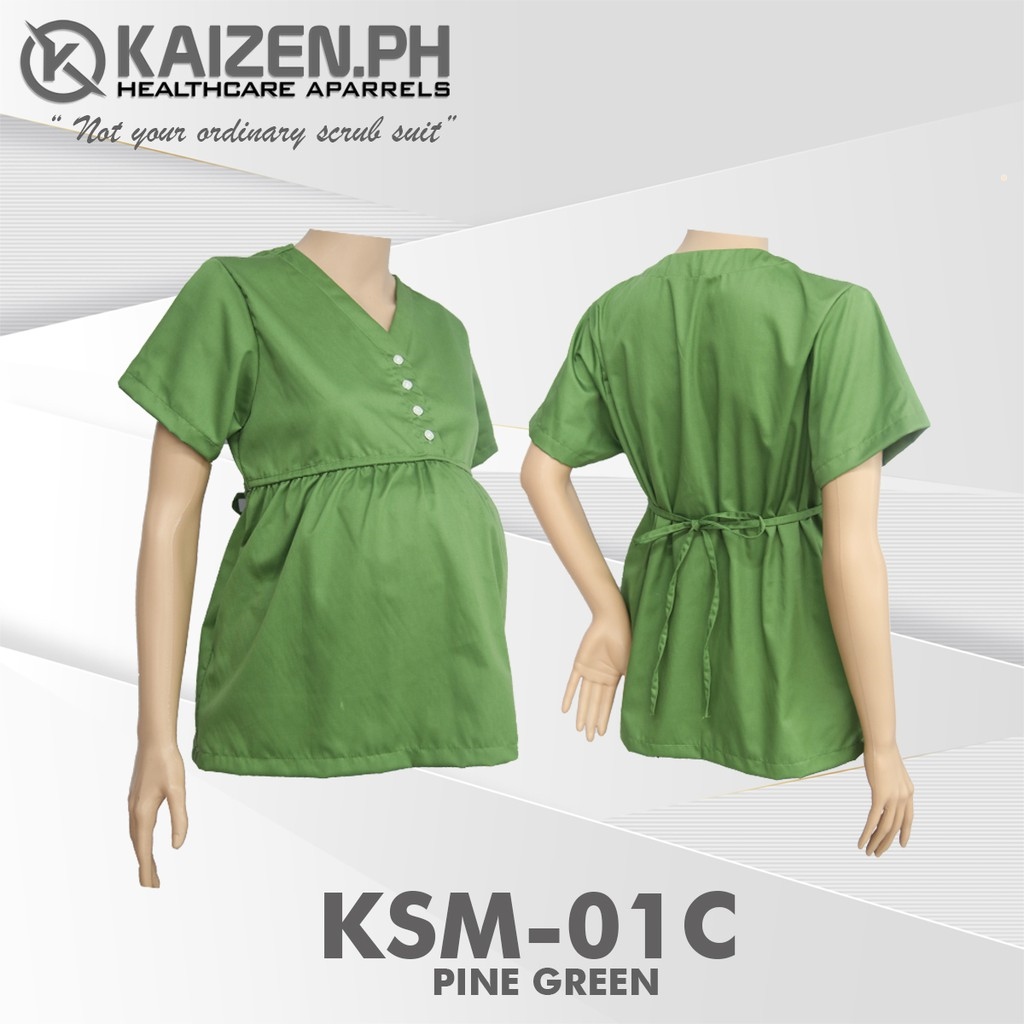 KAIZEN.PH Maternity Dress Ksm01 Maternity Scrub Suit Series Lazada PH