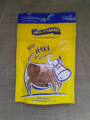 Johns Farms Natural Treats Made with Love (Beef Jerky)