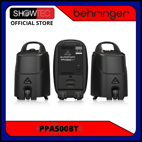 BEHRINGER PPA500BT Ultra-Compact 500 Watt Channel Portable PA