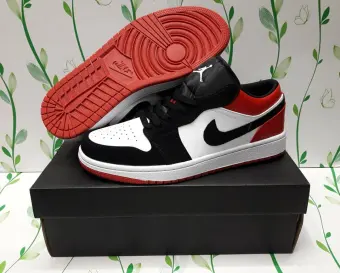 jordan 1 low black toe for sale