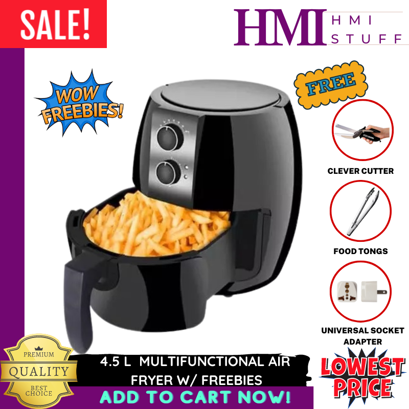 [HMI Stuff] Heavy Duty Air Fryer 4.5 Liters Advance Fryer Powerful