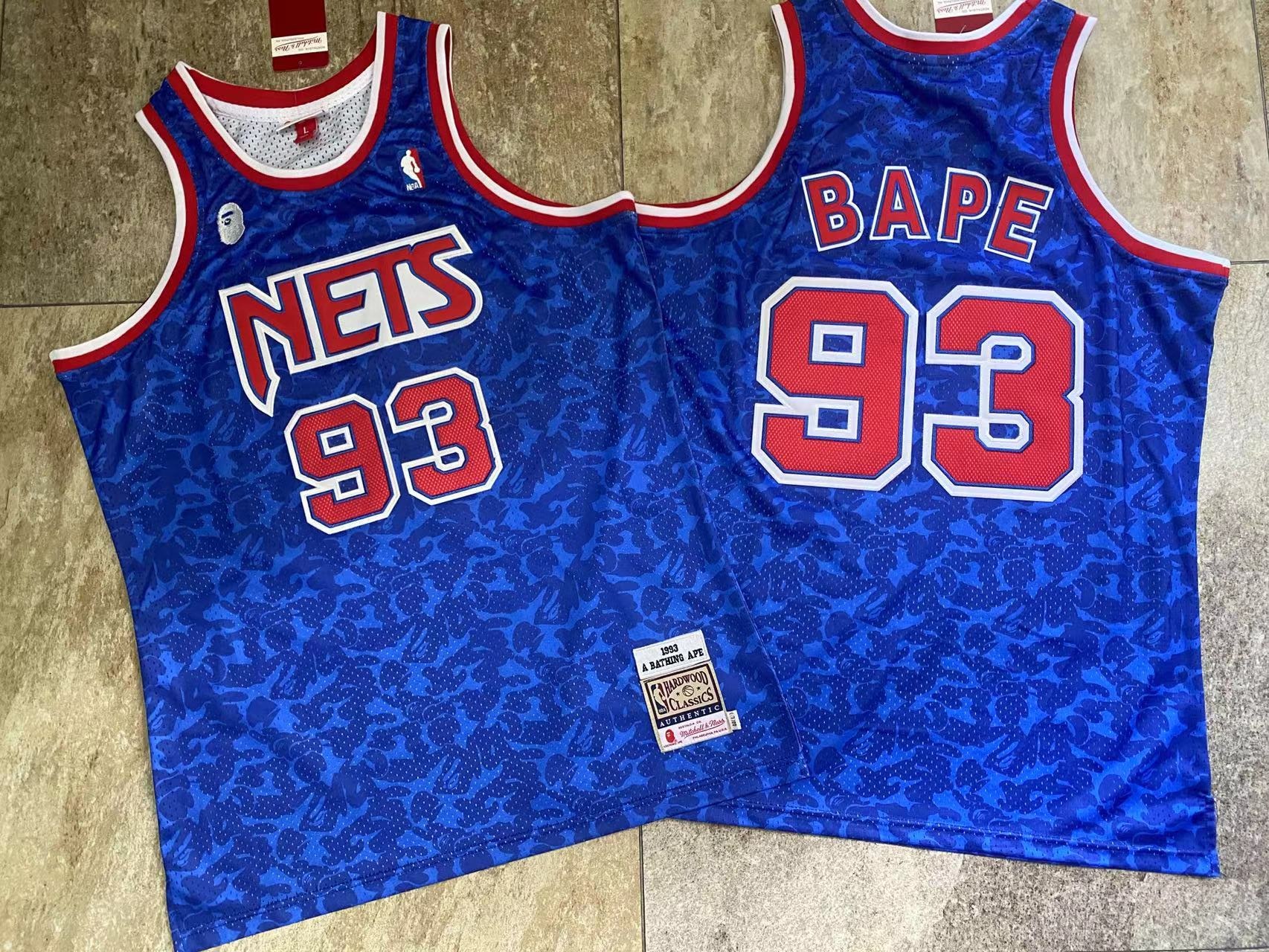 M&N x Bape New York Knicks Jersey - Shop Mitchell & Ness Authentic