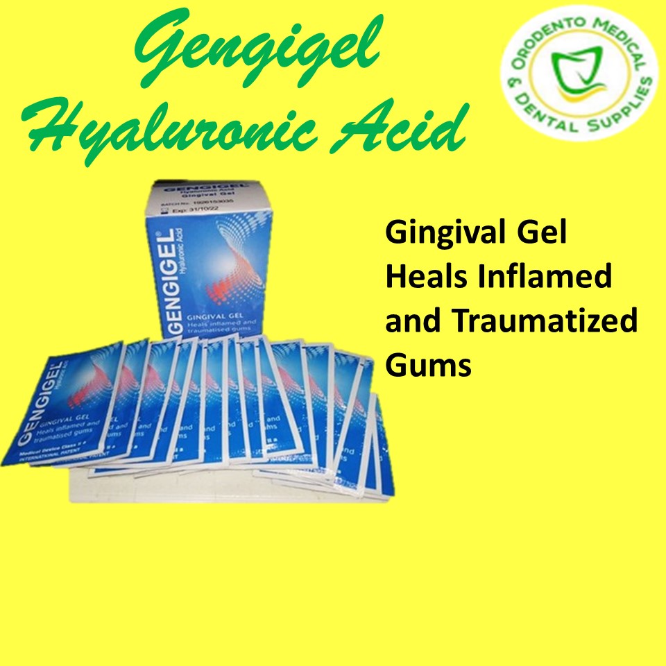 Gengigel Hyaluronic Acid Gingival Gel 1ml For bleeding gums loose gum
