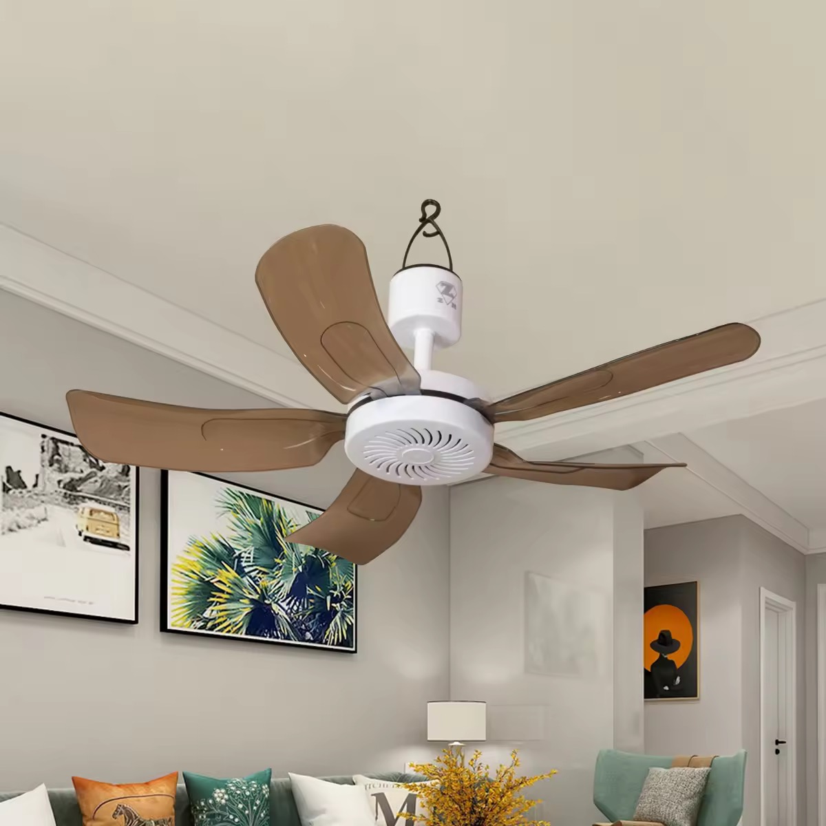 ZH XXL Ceiling Fan 5 blades Portable Ceiling Fan Wall Fan Portable Cieling Fans Lazada PH