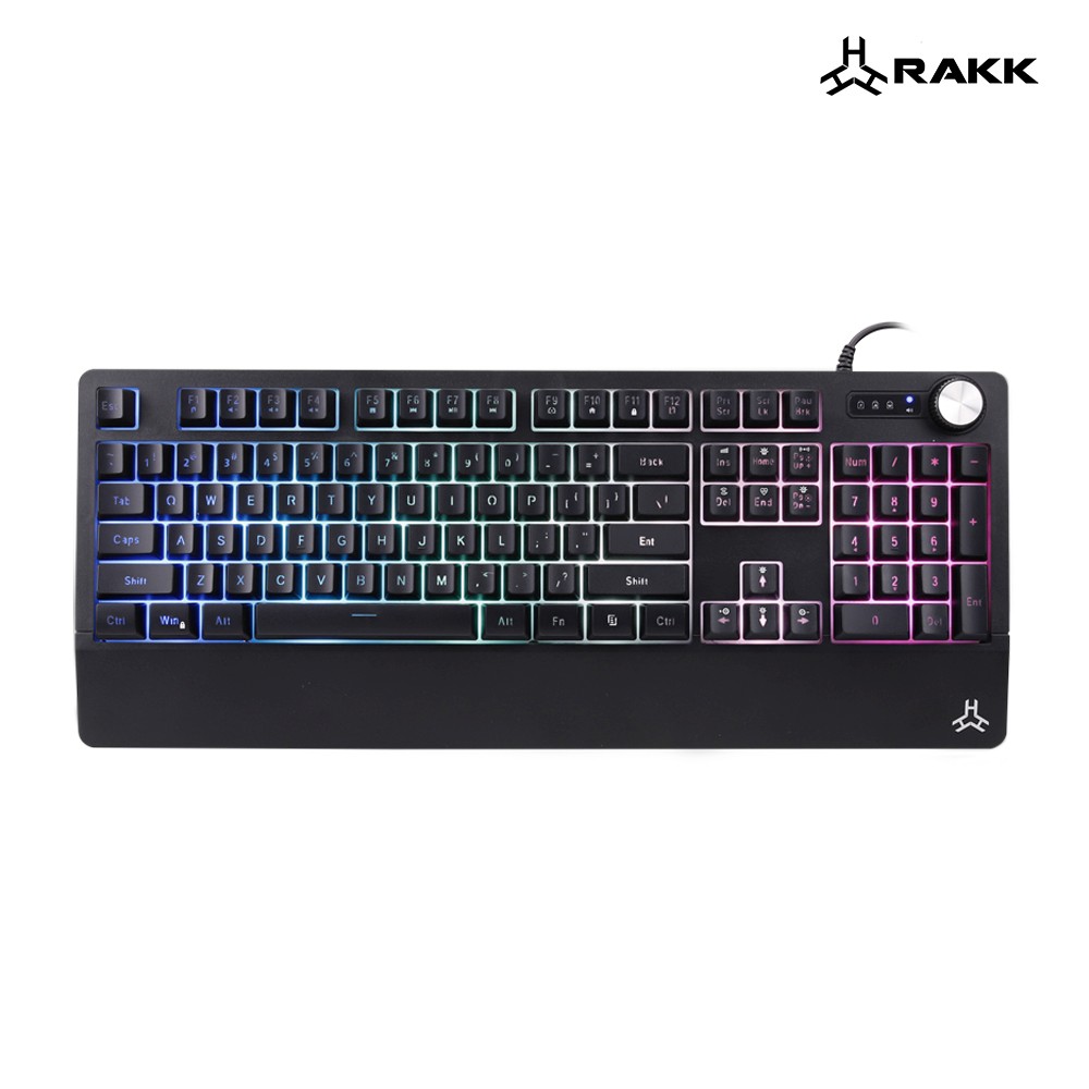 RAKK Sari V2 RGB Usb Builtin Wristrest Doubleshot Keycaps Gaming