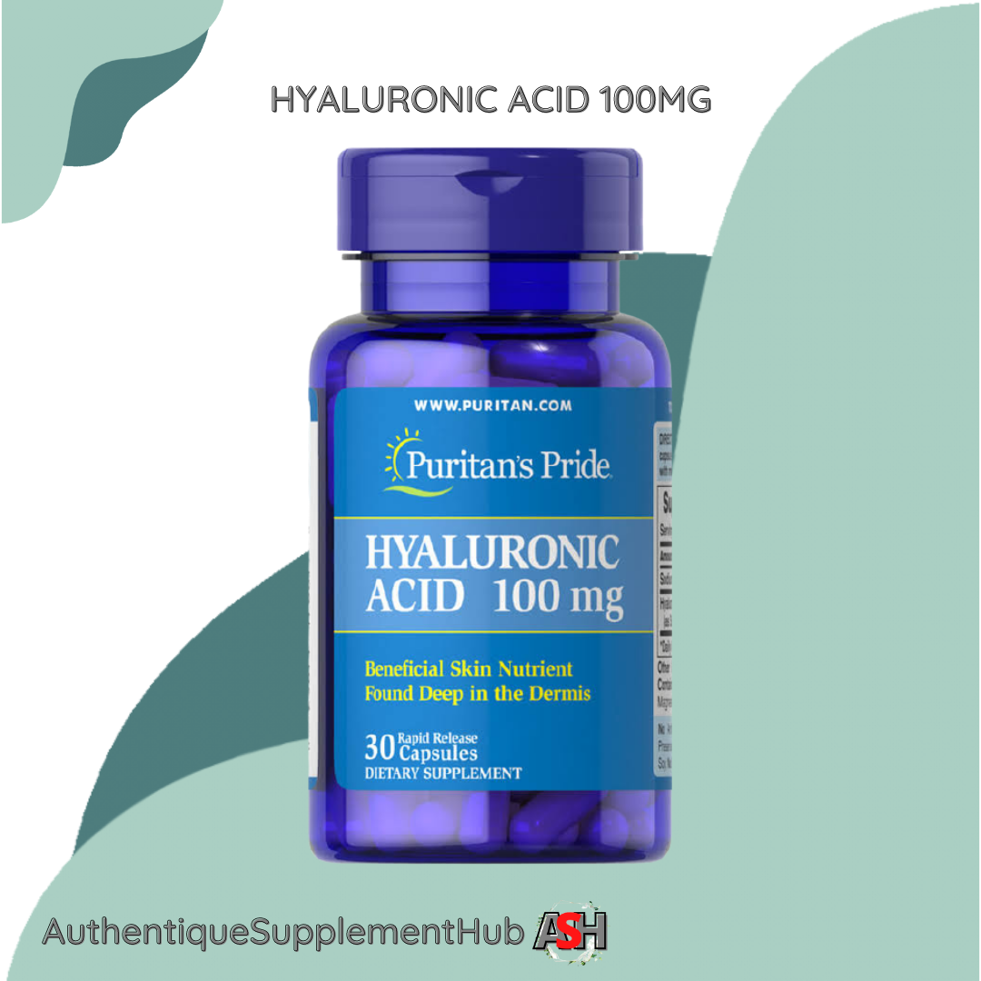 Puritans Pride Hyaluronic Acid 100mg 30 Capsules Lazada Ph 3507