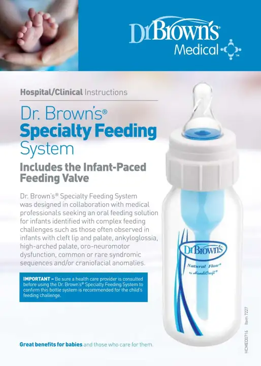 dr brown's infant paced feeding valve