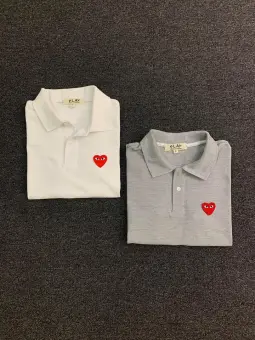 cdg collared shirt
