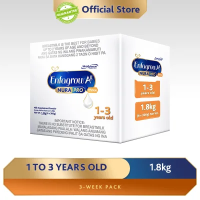 Enfagrow AII Nurapro Three 1.8kg Milk Supplement Powder for 1-3 Years Old