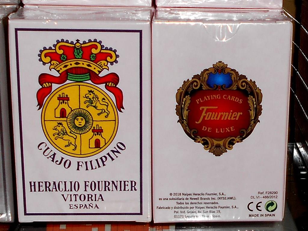 Original Heraclio Fournier Cuajo Filipino Playing Cards