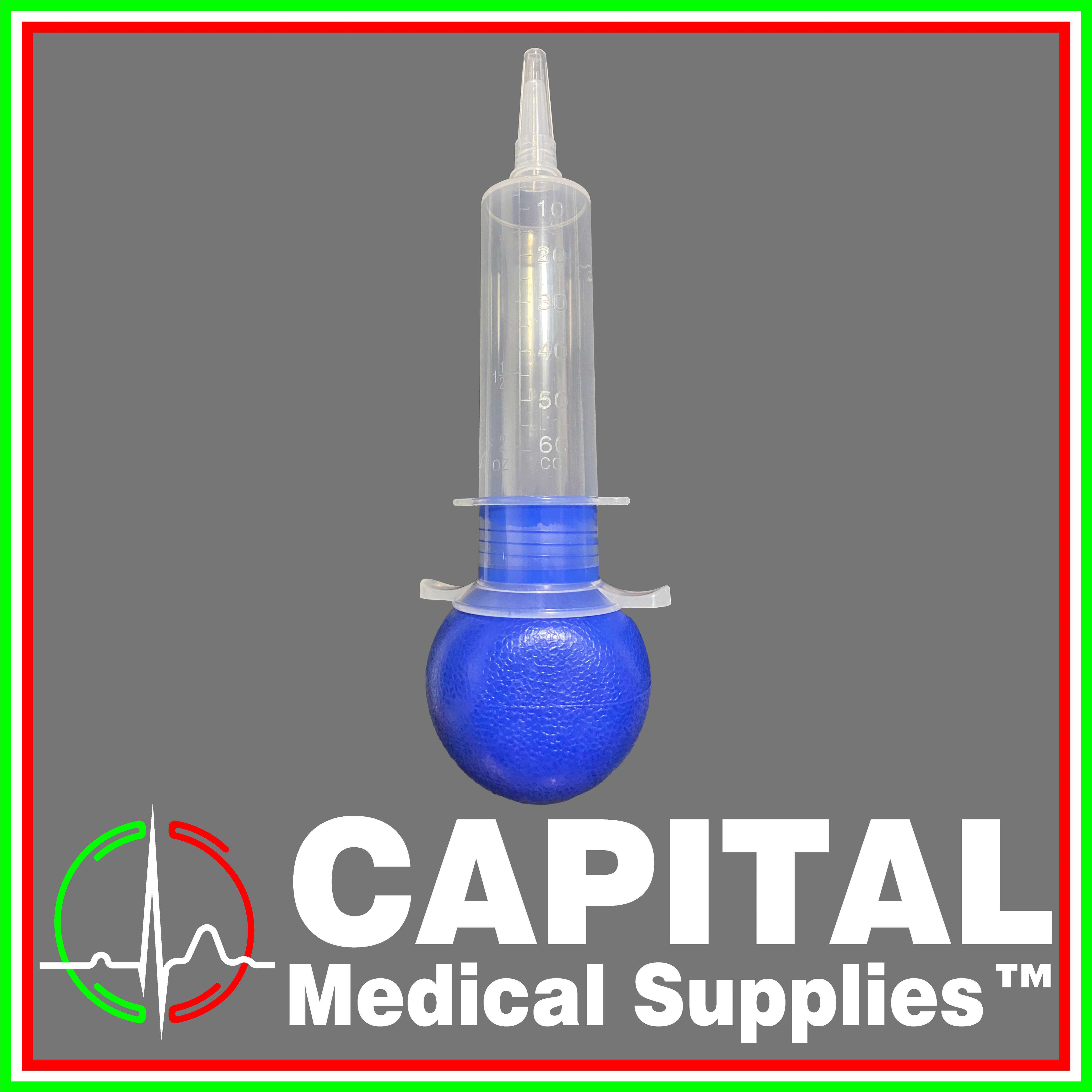 Sterile Medical Disposable Bulb Irrigation Syringe, Asepto Syringe