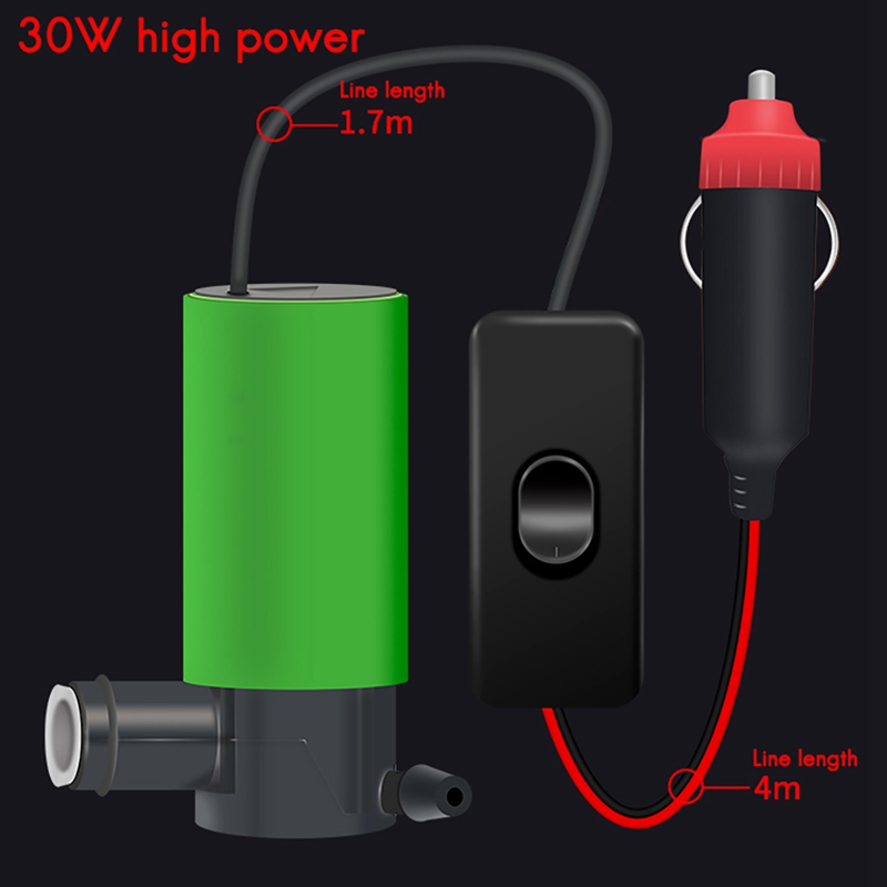 Portable Car Washer 12V Camping Shower Car Shower High Pressure Power Washer Electric Pump for Outdoor Camping Travel