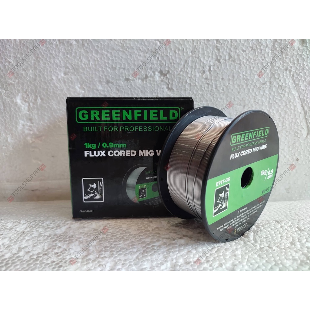 GREENFIELD 1KG/0.9mm Metal GASLESS Flux Cored Mig Wire Mig weld Welding