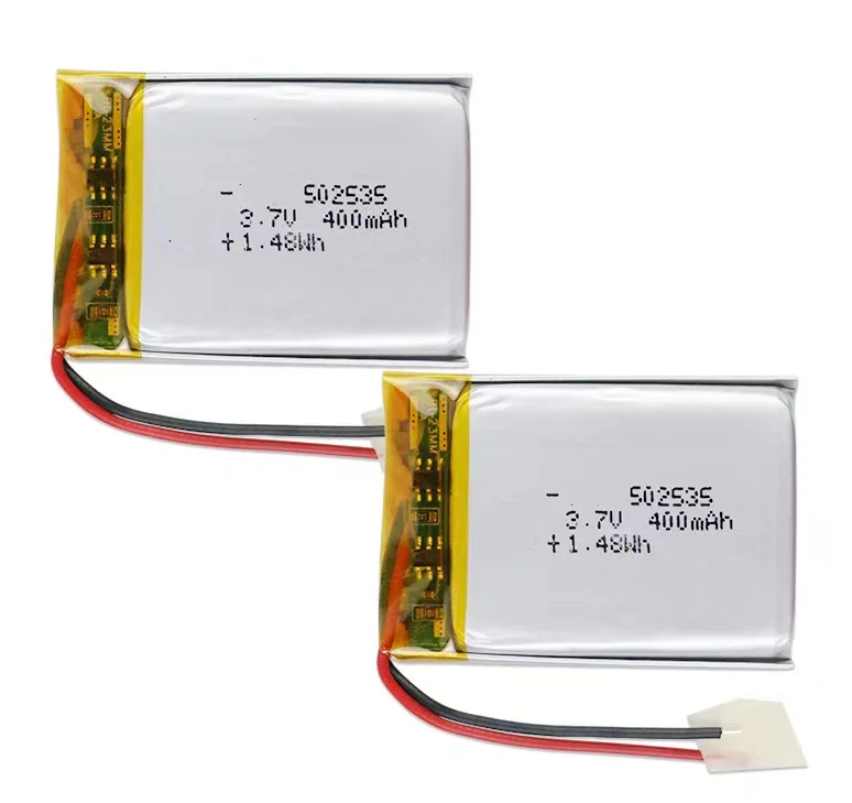 5 Pezzi Batteria Polimerica 3.7V 502535 400mAh – Lipi Per Droni, Modellismo, Fai-Da-Te