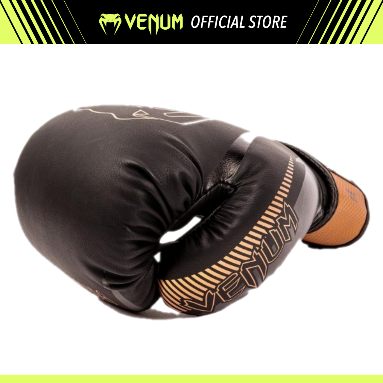 Venum Impact Boxing Gloves - Black/Bronze Black/Bronze / 10 oz