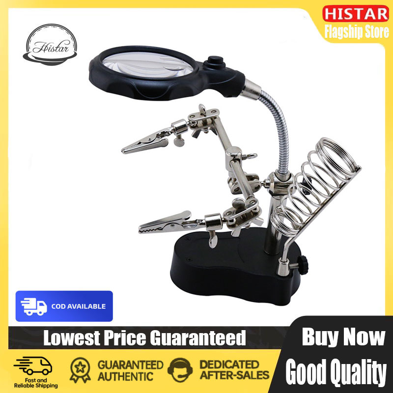 BEST Bst16126A Light 12X 3.5X Magnifier Desk Lamp Repair Clamp Desktop