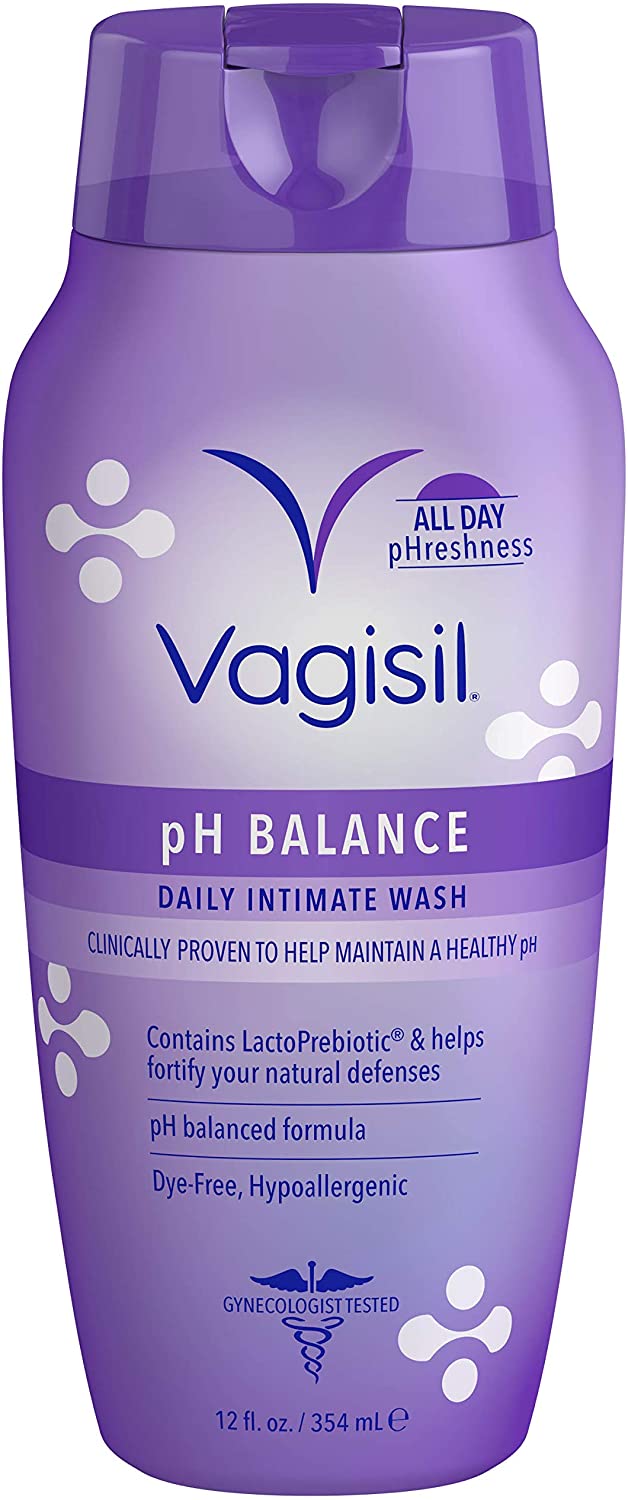 Vagisil pH Balanced Daily Intimate Feminine Wash for Women, 12 fl.oz