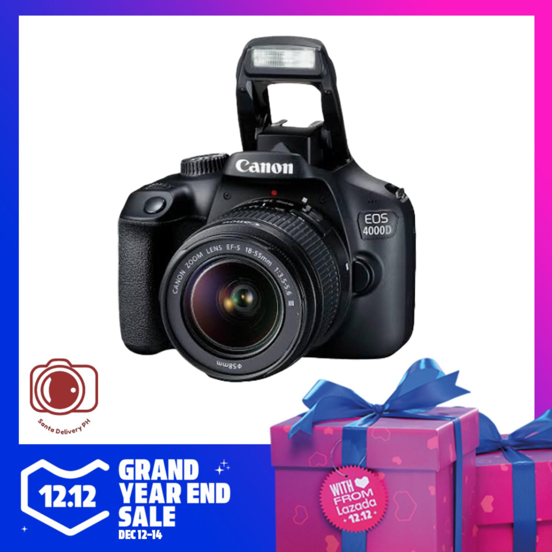 Canon EOS 4000D DSLR Camera with EF-S 18-55 mm f/3.5-5.6 III Lens - BRAND NEW with THREE YEAR warranty! Seller from Philippines so any warranty issues are easier than buying from a seller from