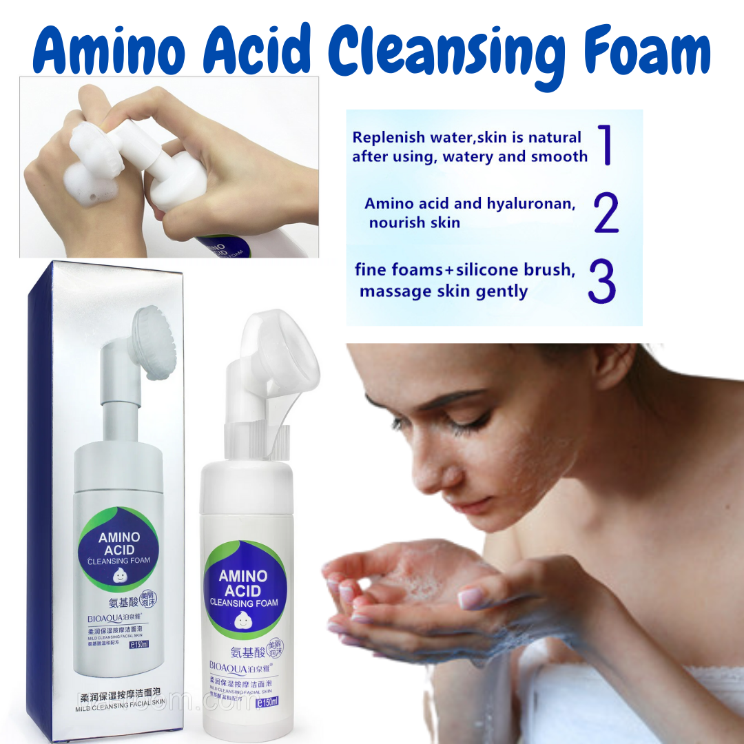 AUTHENTIC Amimo Acid Cleanser Pore Cleansing Foam Cleanser Controls Oil