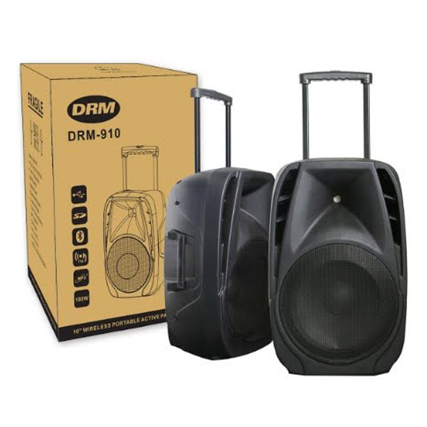 Trolley best sale speaker system