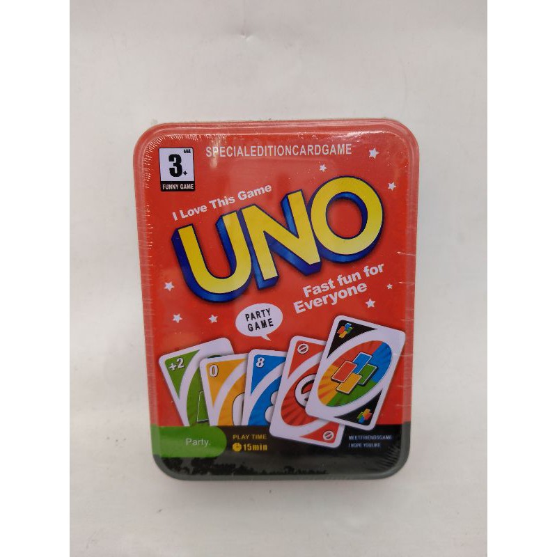 Uno Card Games In Tin CanYhg Lazada PH