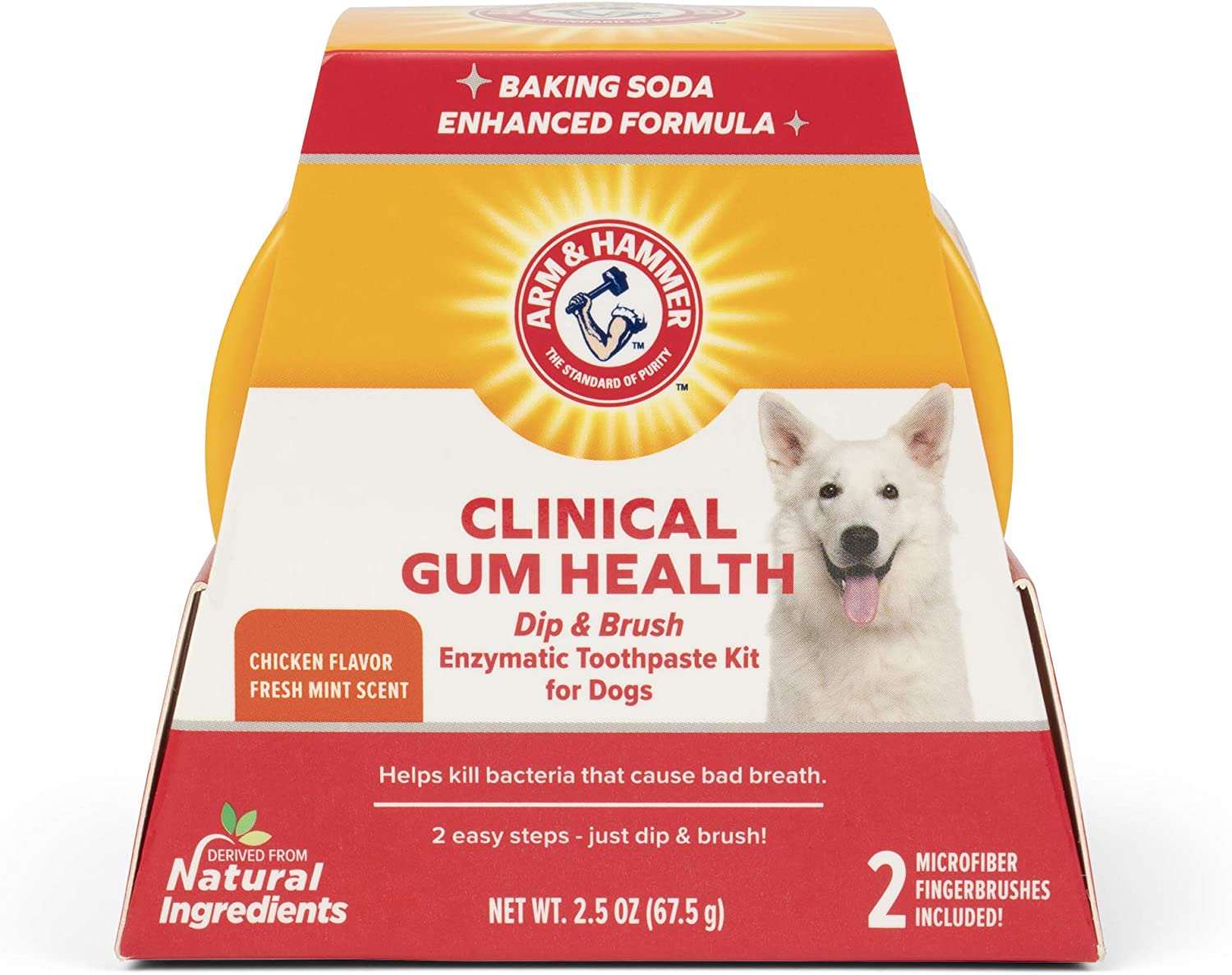 Arm & Hammer Dip & Brush Dog Enzymatic Toothpaste Kit Arm and Hammer