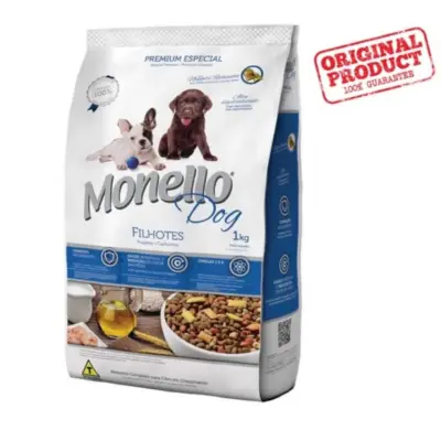 Imported Monello Premium Dog Food for Puppies Made in Brazil - 1kg