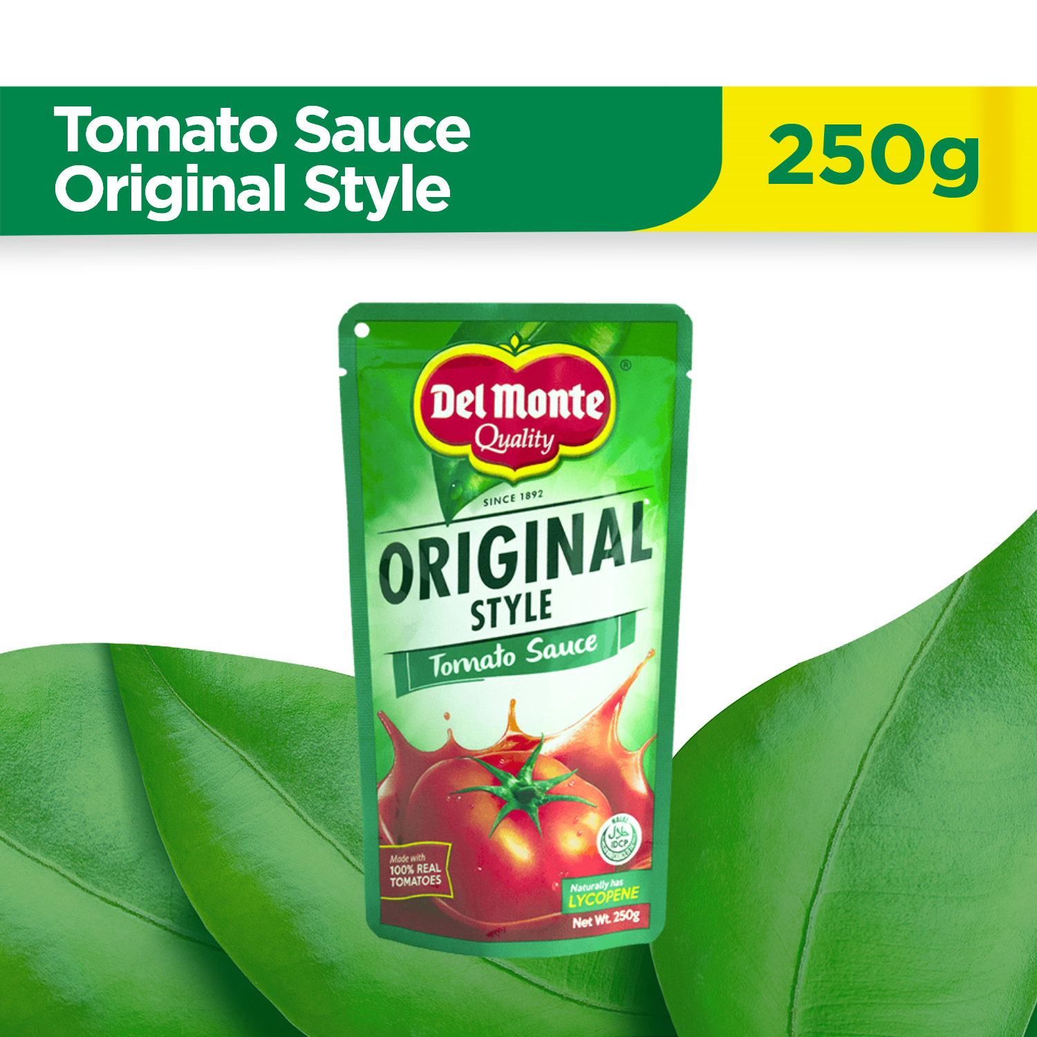 DEL MONTE Original Style Tomato Sauce with 100 Real Tomatoes 250g