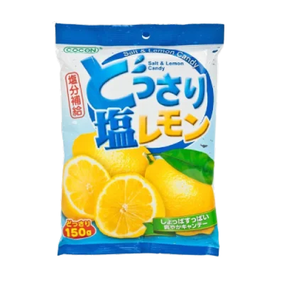COCON Salt and Lemon Candy Sour, Sweet and Salty (1 Pack of 150g)