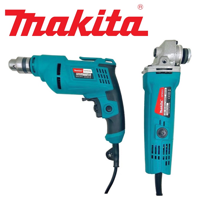Makita Grinder And Drill Set Electric Tools Power Tools（blue） Lazada PH