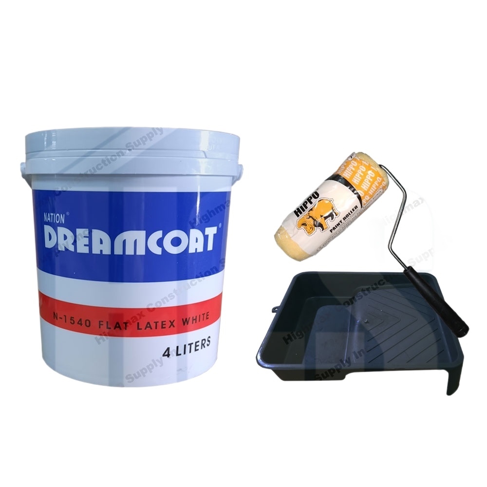 COD Nation Dreamcoat Flat Latex 4L Liters Gallon N1540 FREE ROLLER