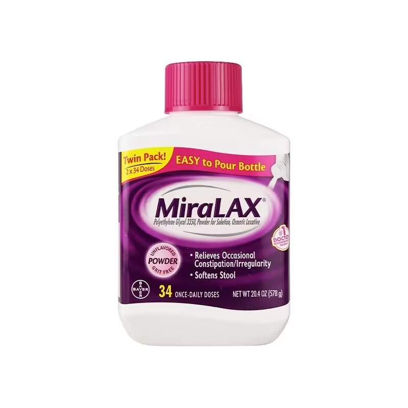 45 Effective Dose 765g 34 Effective Dose 578g Miralax Laxative