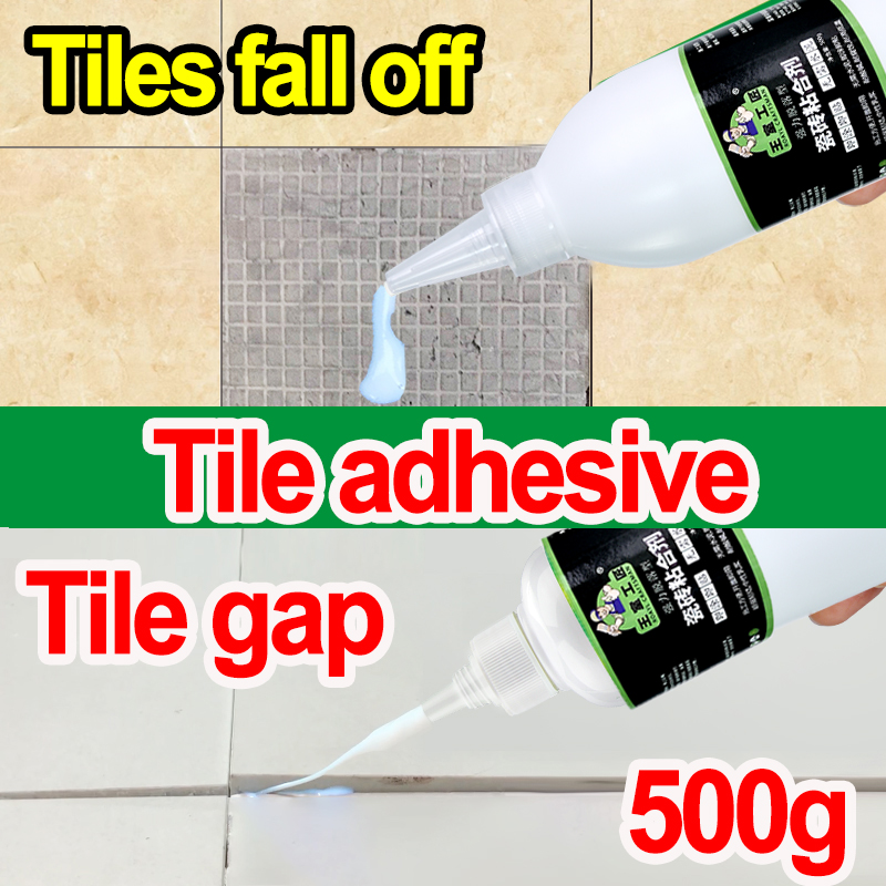 500g Tile Adhesive Glue Repair Vinyl Floor Tile Self Adhesive Solve The ...