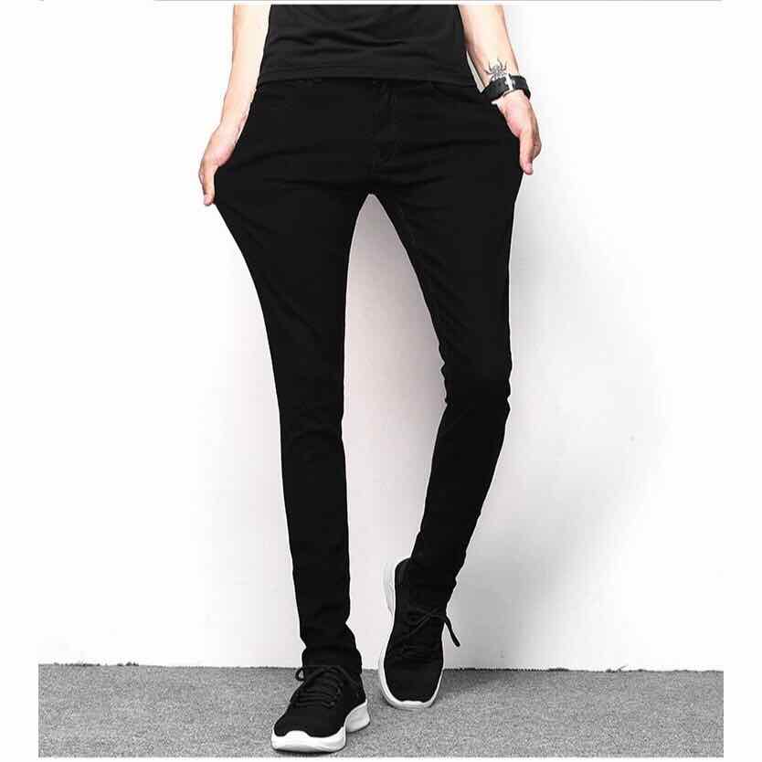 Mens fashion Skinny Pants Denim Elasticity skinny jeans for mens