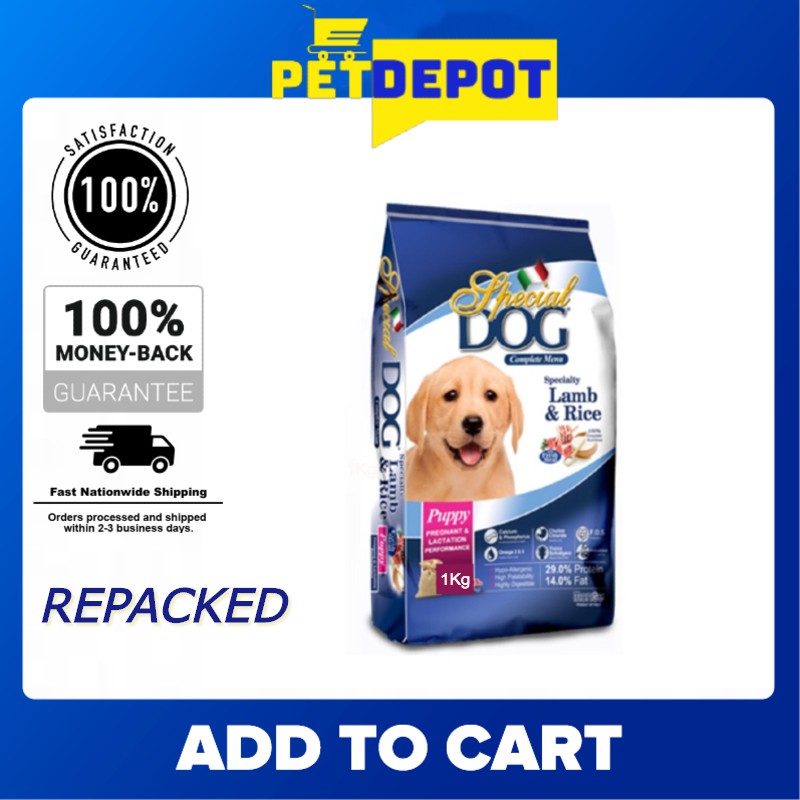 Special Dog Lamb and Rice Hypoallergenic Dog Food PUPPYADULT 1kg