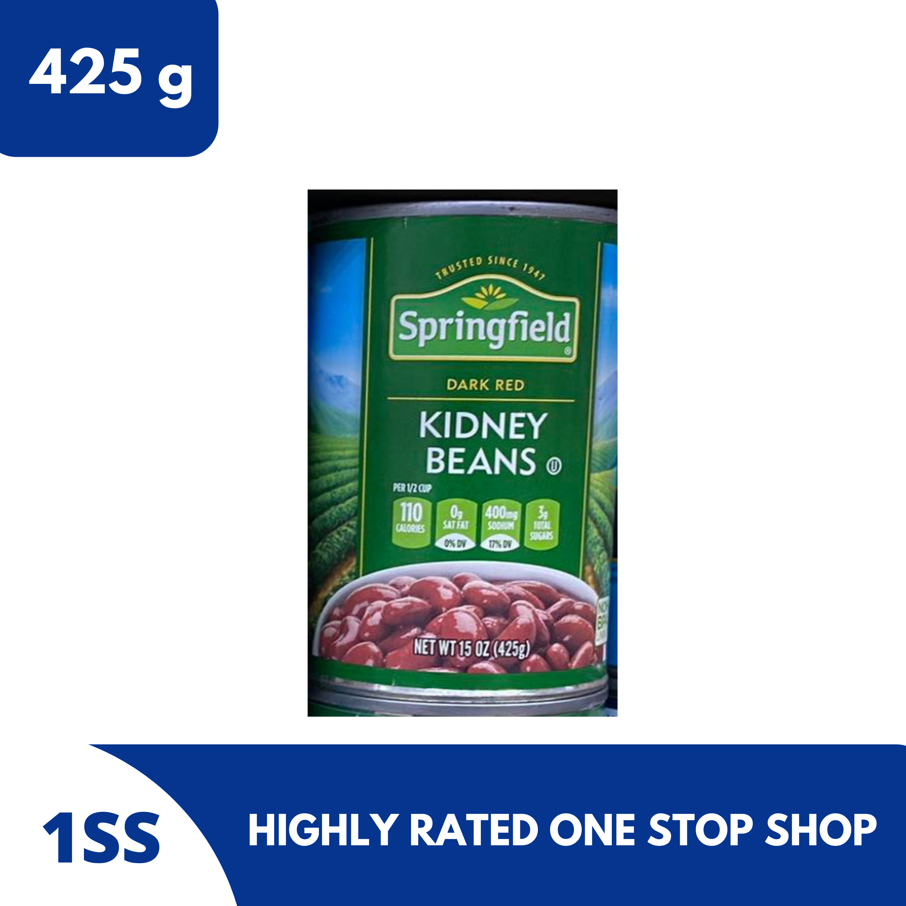 Springfield Dark Red Kidney Beans, 425g Lazada PH