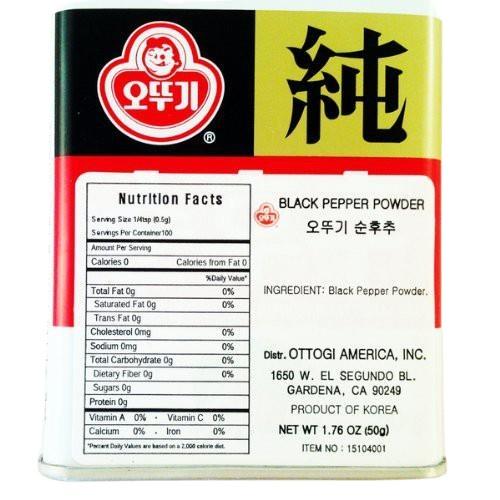 Ottogi Black Pepper Powder 50g Lazada PH