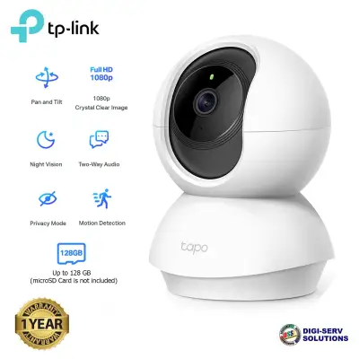 TP-Link TAPO C200 Pan/Tilt Home Security Wi-Fi Camera with 1080p Crystal Clear Definition, Motion Detection, and 2-Way Audio