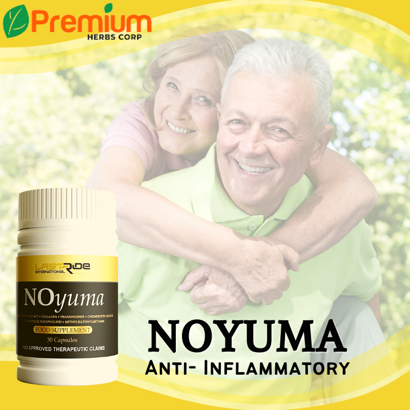 "Life Begins When Pain Ends.!" 1 Bottle (30 Capsules) Noyuma for