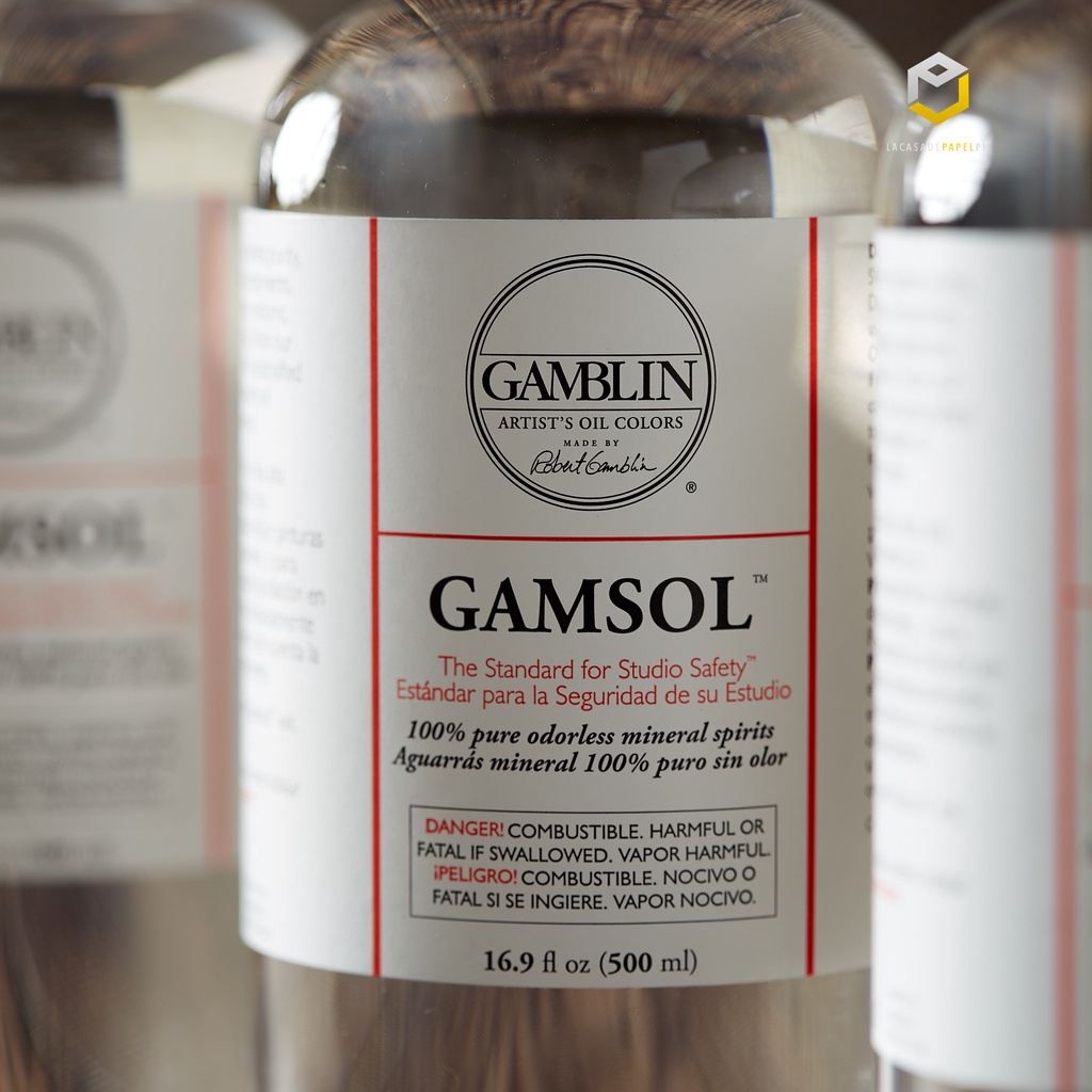 Gamblin Gamsol Odorless Mineral Spirits 33.8 Oz 