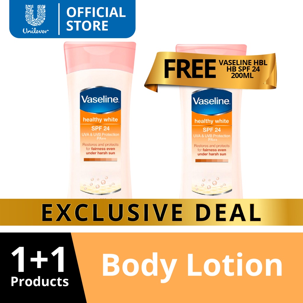 vaseline hbl hw spf 24 200ml