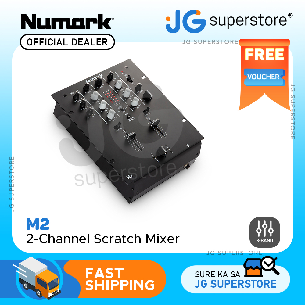 Numark M2 2-Channel Scratch Mixer with 3-Band Equalizer