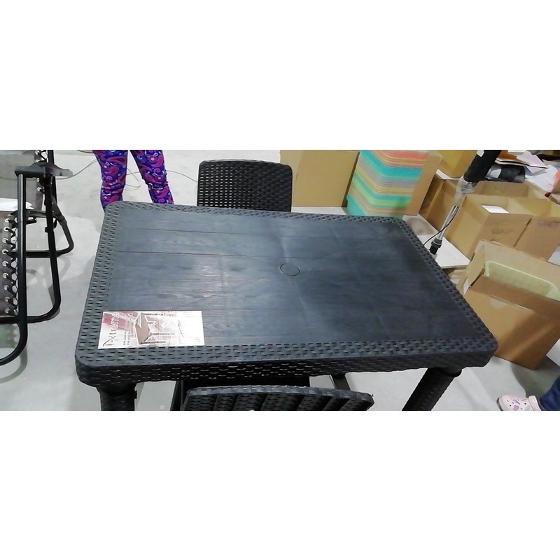 XTREME Rattan plastic table(Table only) 24''×38 / 30''×48 dining table