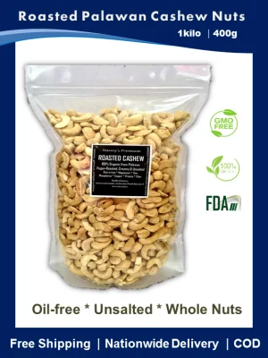 Cashew Nuts 1kg (Split, Roasted, Oil-free &Unsalted)
