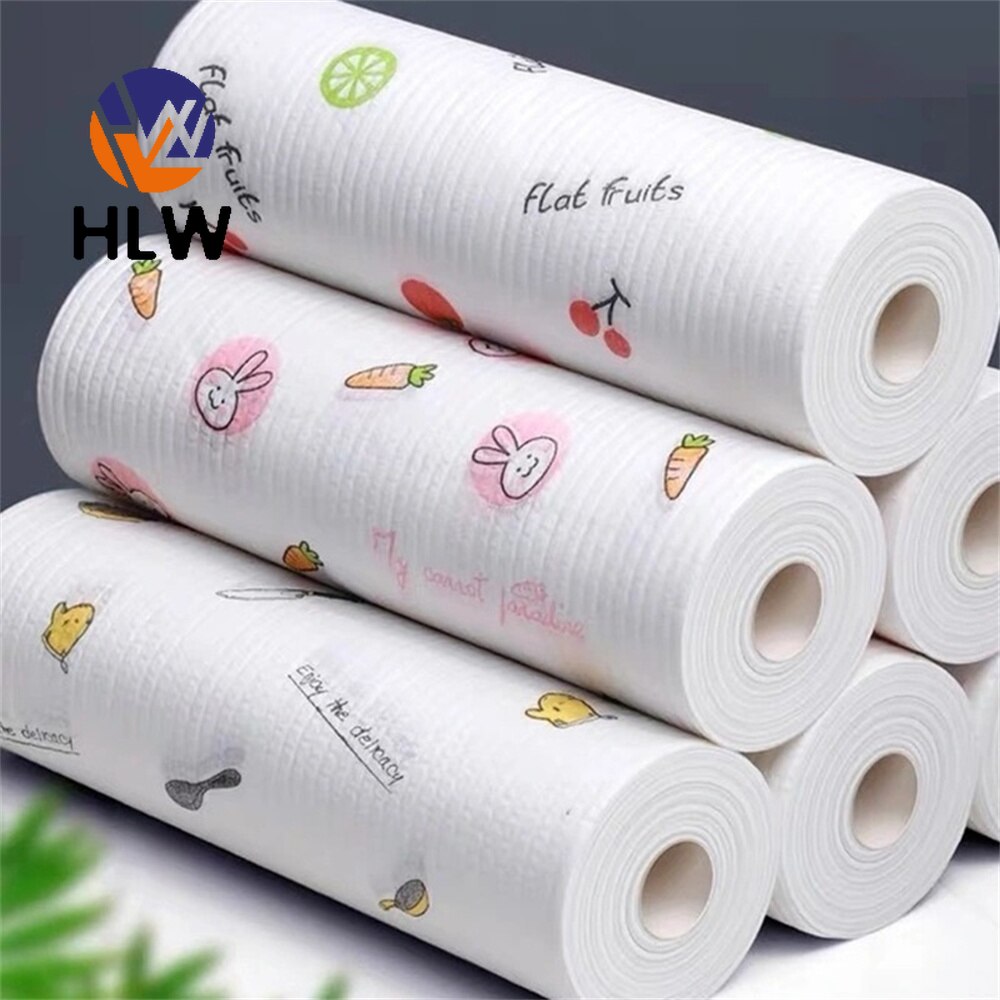 Thickness Absorption Disposable Kitchen Towels Nonwoven Cleaning Cloth  Towel Lazy Rags Dry Clean Wipe Roll - China Washable Dish Cloths and  Disposable Cleaning Cloth price
