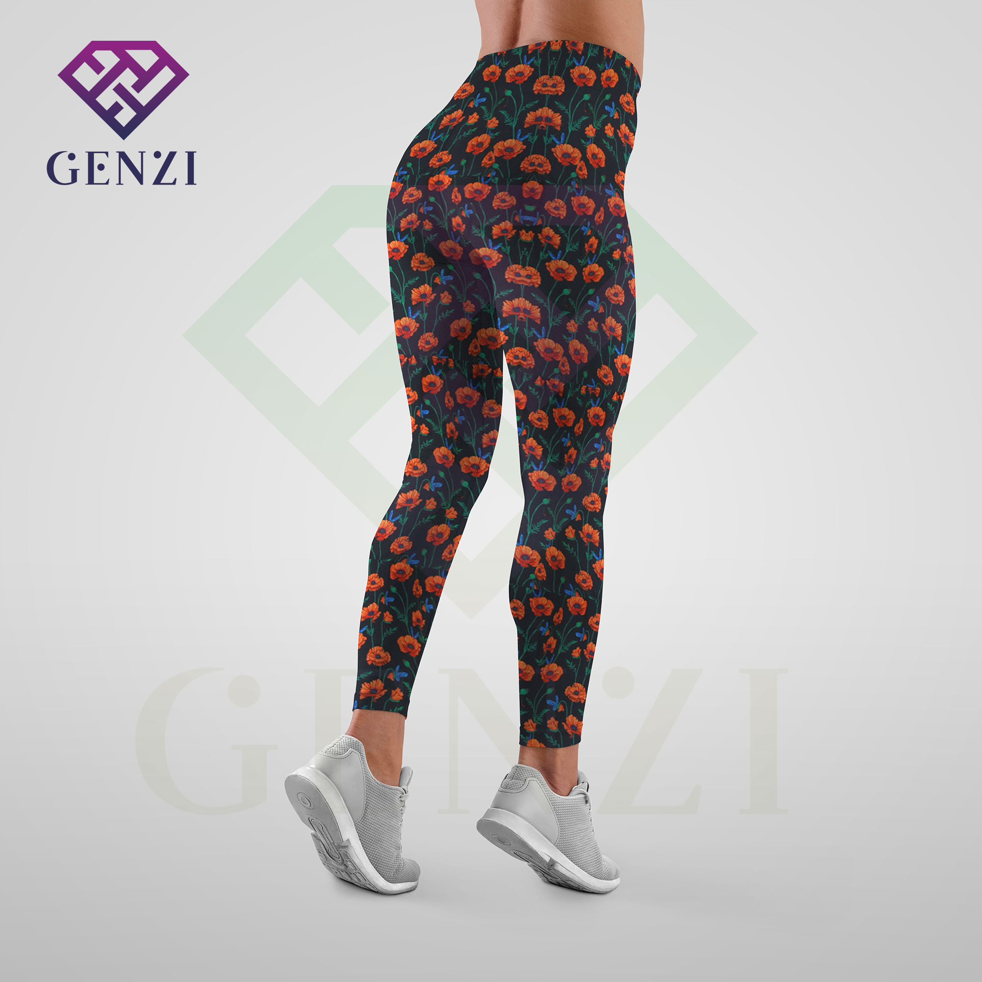 GENZI Women's Sports Fashion Leggings : High Waisted Stretchable Active  Wear Sexy Outfit Buttery Soft and Squat Proof for Gym Workout, Running,  Yoga, Zumba, Cycling and Slimming Pants (Printed) | Lazada PH