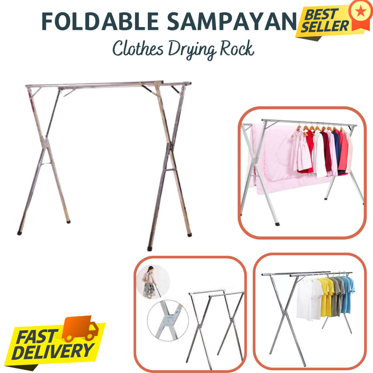 Foldable Drying Rack Foldable Sampayan Foldable Clothes Drying Rack