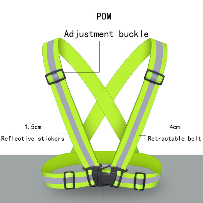 (COD) Reflectorized vest Reflective Vest security vest safety vest