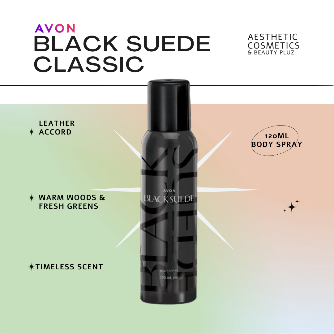 Fragrance Spray Avon Black Suede Touch Body Spray Avon BLACK SUEDE